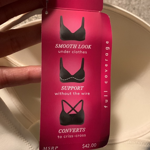 Vanity Fair Body Caress Full Coverage Bra Size 38D - Picture 8 of 15